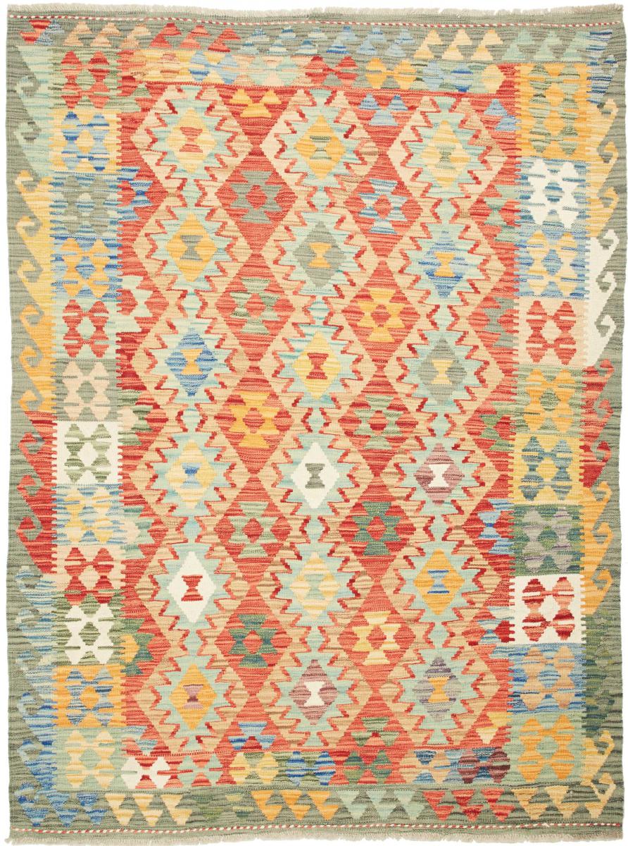 Tapete afegão Kilim Afegão 200x150 200x150, Tapete persa Tecido à mão