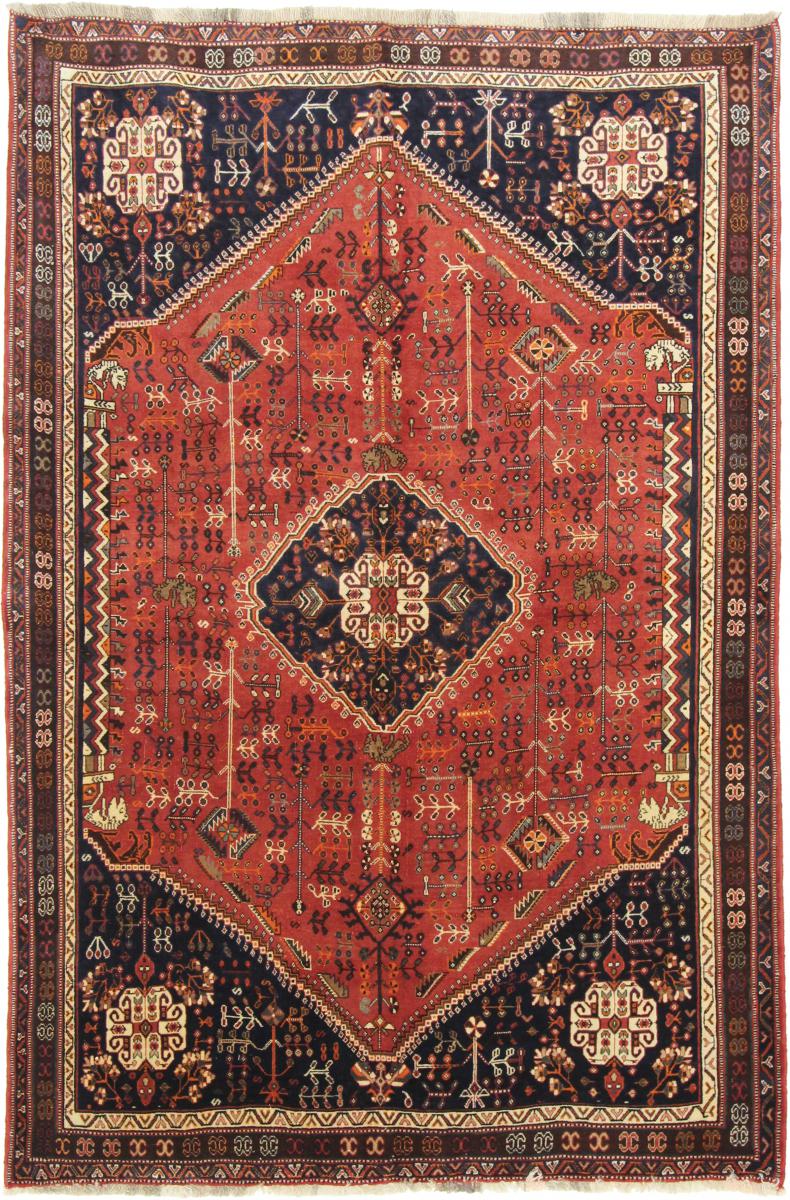 Persisk tæppe Ghashghai 260x170 260x170, Persisk tæppe Knyttet i hånden