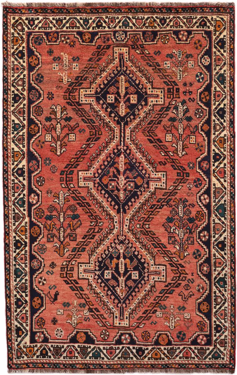 Tapete persa Shiraz 254x163 254x163, Tapete persa Atado à mão