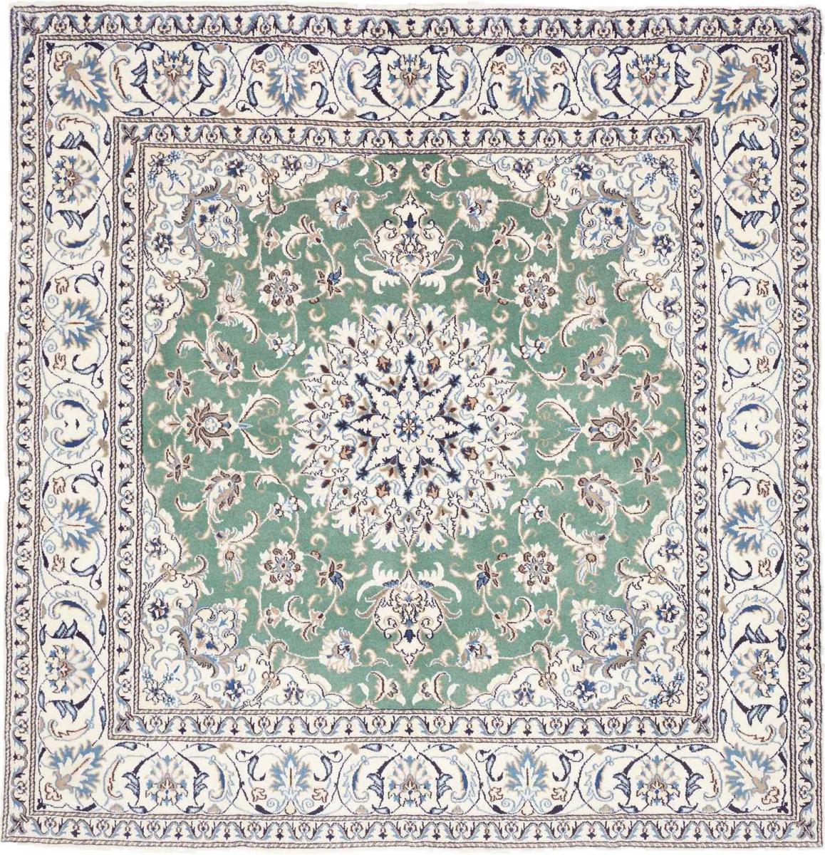 Persian rug Nain 6'6"x6'5" 6'6"x6'5", Persian rug Hand-knotted
