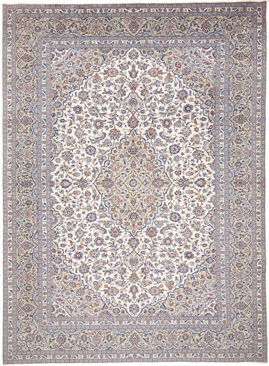 Tapis persan Kashan 401x296 401x296, Tapis persan Noué à la main