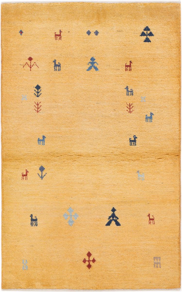 Tapis persan Persan Gabbeh 127x79 127x79, Tapis persan Noué à la main