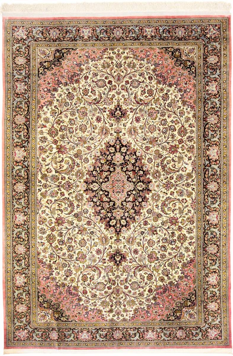 Perzsa szőnyeg Ghom Selyem 323x210 323x210, Perzsa szőnyeg Kézzel csomózva