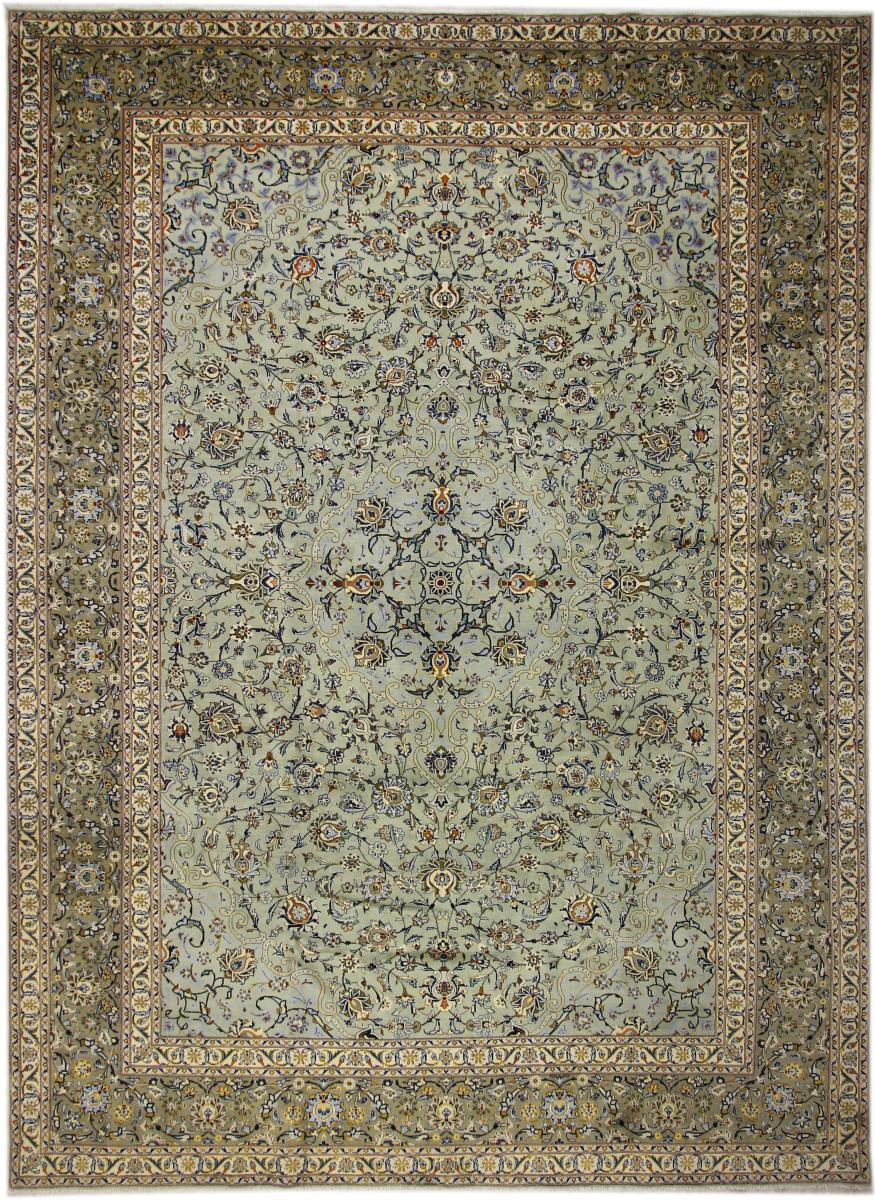 Tapis persan Kashan 411x301 411x301, Tapis persan Noué à la main