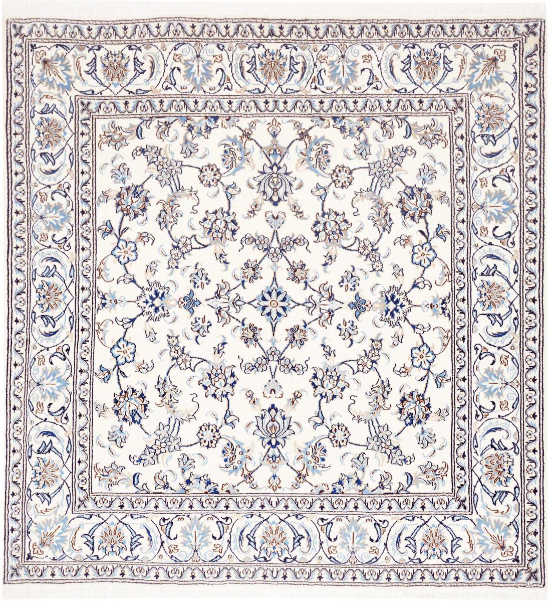 Alfombra persa Nain 209x199 209x199, Alfombra persa Anudado a mano