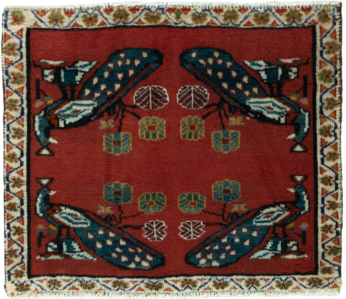 Tapis persan Shiraz 55x63 55x63, Tapis persan Noué à la main