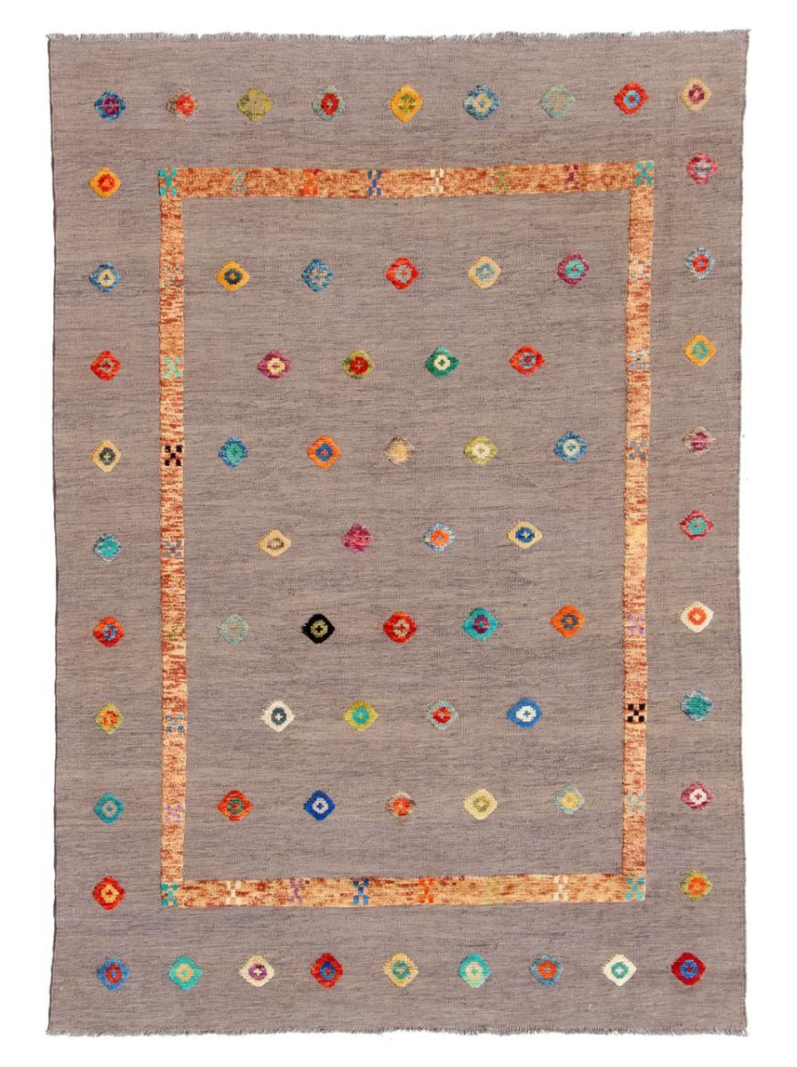 Alfombra afgana Kilim Afghan Nimbaft Edition 236x174 236x174, Alfombra persa Tejido a mano