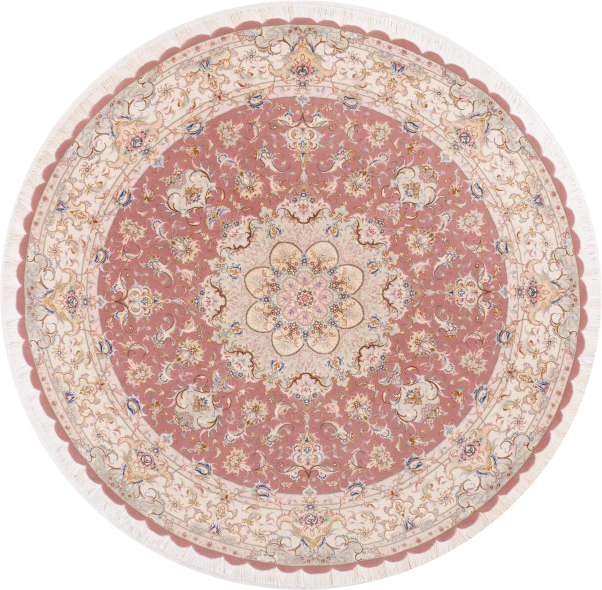 Tappeto persiano Tabriz 50Raj 199x197 199x197, Tappeto persiano Annodato a mano