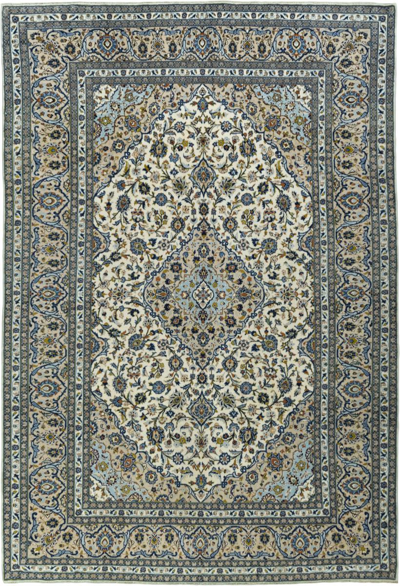 Alfombra persa Keshan 359x247 359x247, Alfombra persa Anudado a mano