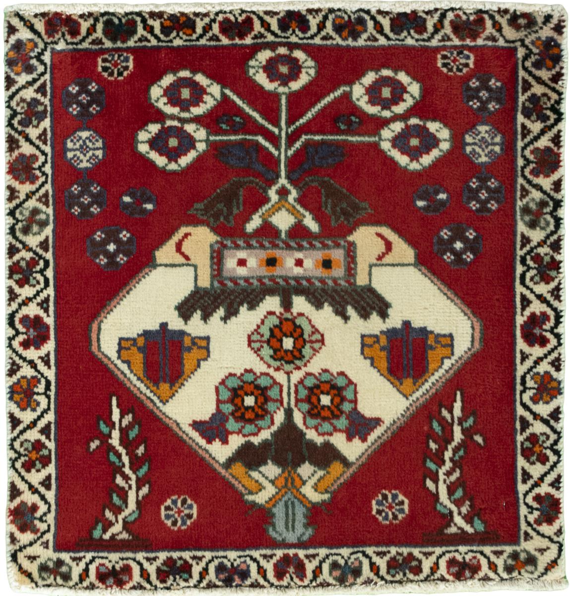 Persialainen matto Shiraz 63x62 63x62, Persialainen matto Solmittu käsin