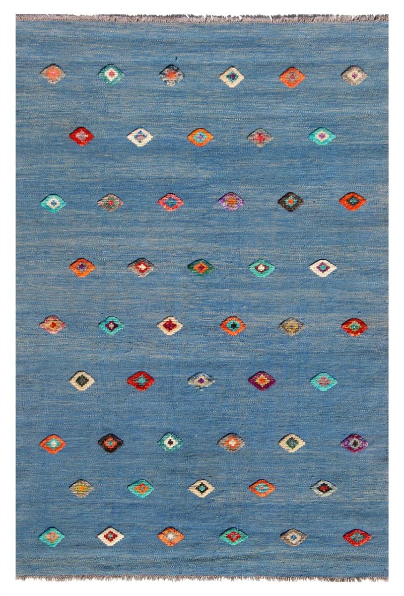 Alfombra afgana Kilim Afghan Nimbaft Edition 186x123 186x123, Alfombra persa Tejido a mano