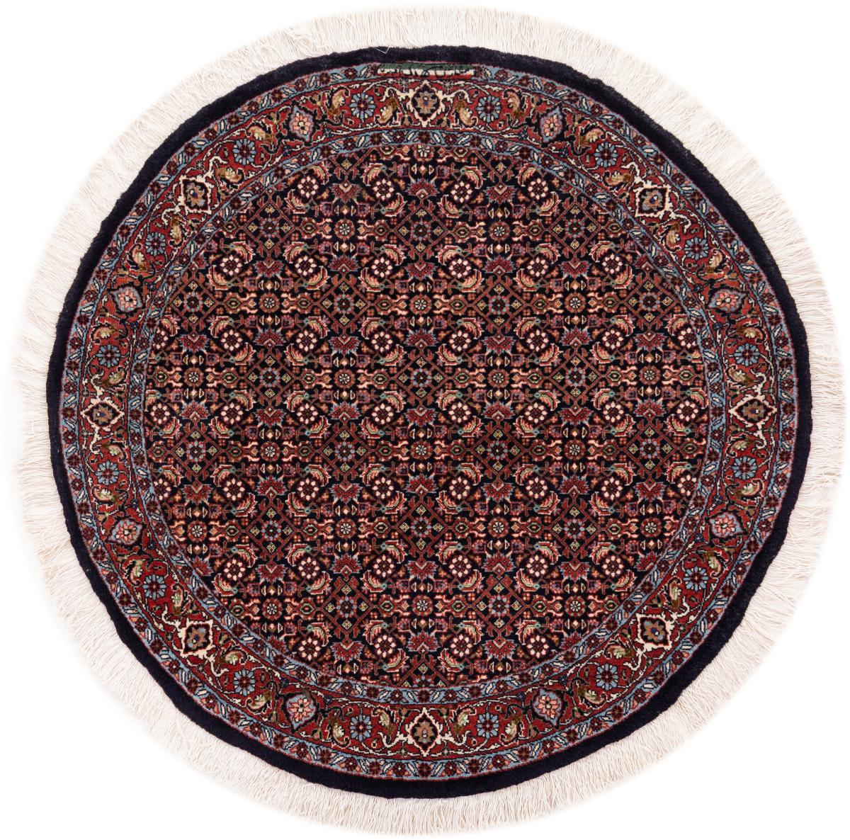 Tapis persan Bidjar 99x101 99x101, Tapis persan Noué à la main