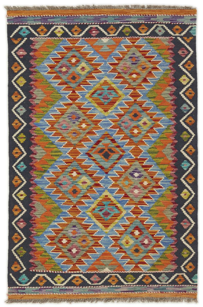 Alfombra afgana Kilim Afghan 131x84 131x84, Alfombra persa Tejido a mano