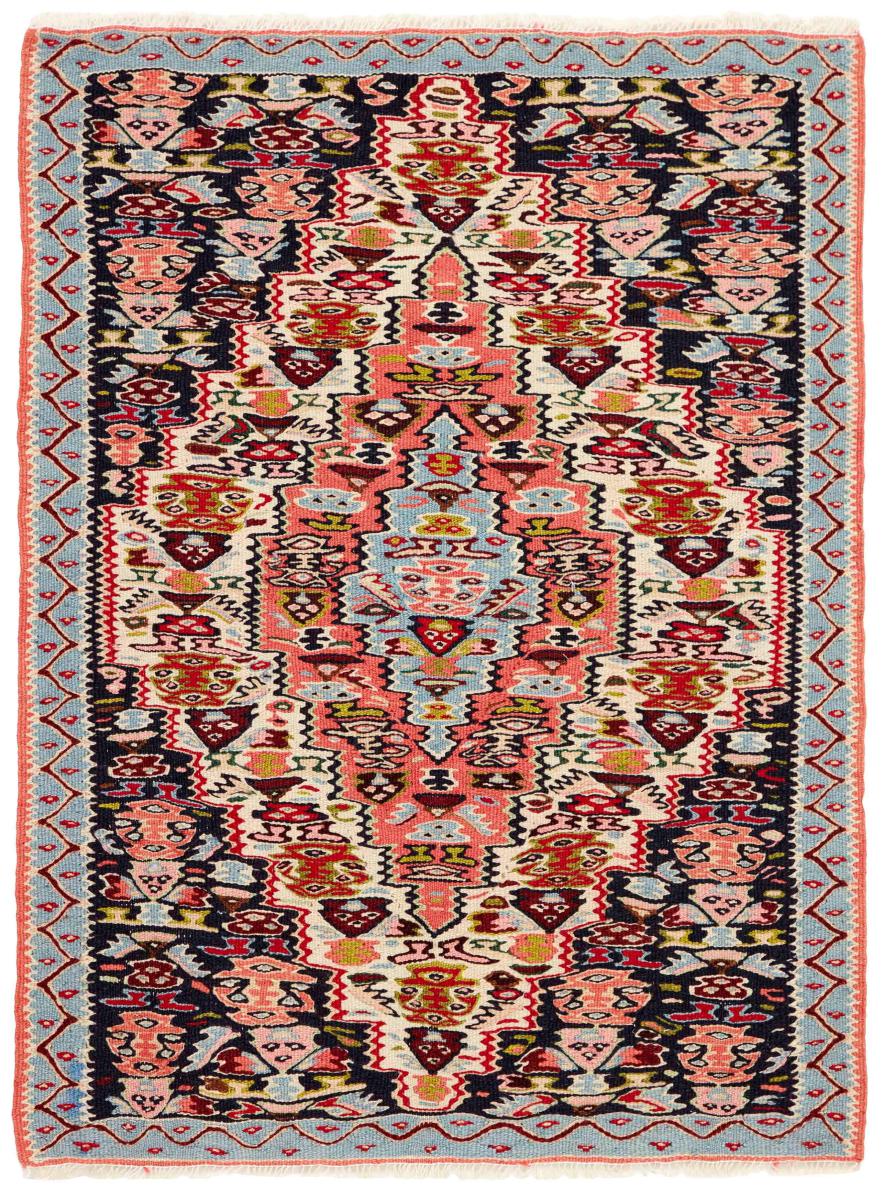 Tapete persa Kilim Senneh 104x79 104x79, Tapete persa Atado à mão