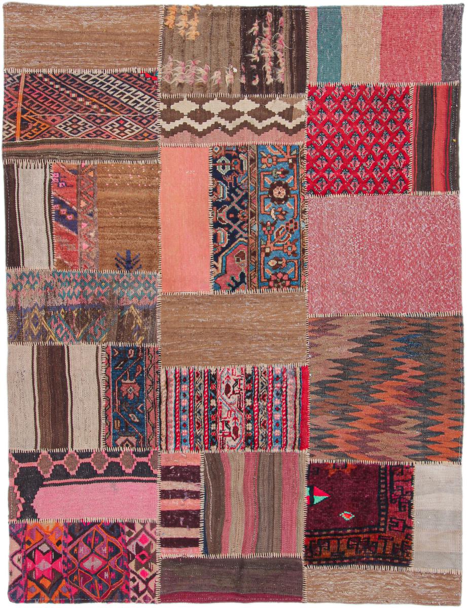 Tapete persa Kilim Patchwork 186x143 186x143, Tapete persa Tecido à mão