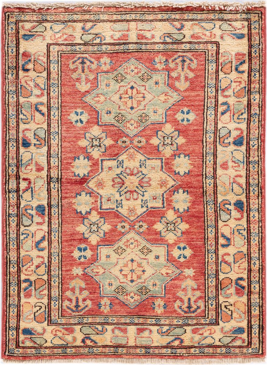 Afghansk tæppe Super Kazak 85x63 85x63, Persisk tæppe Knyttet i hånden