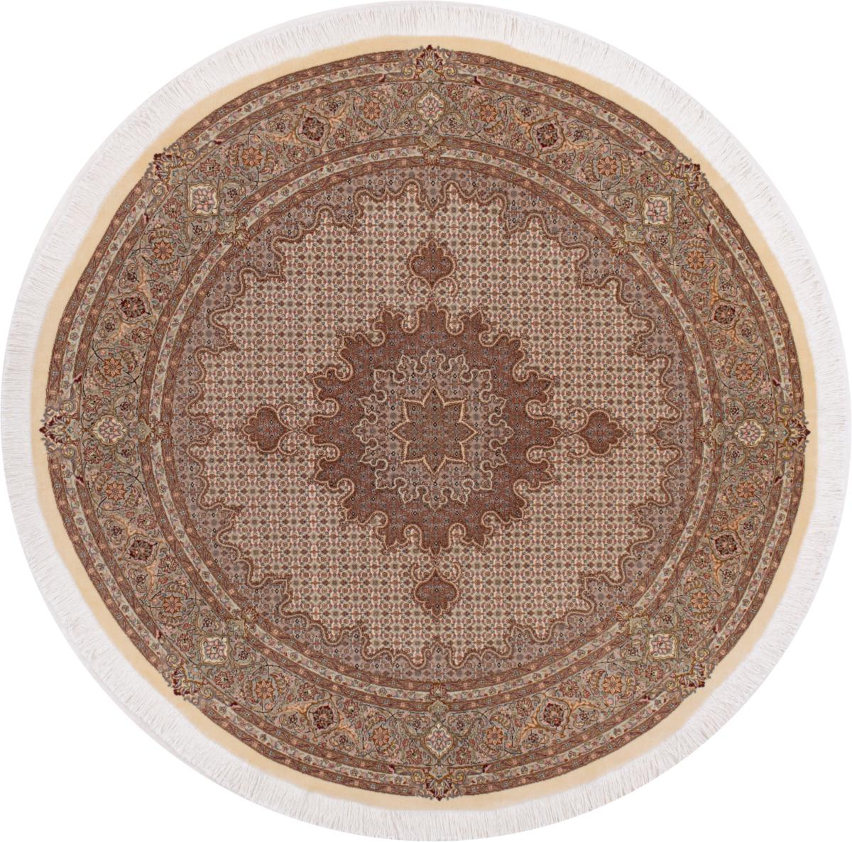 Perzisch tapijt Tabriz 50Raj 206x199 206x199, Perzisch tapijt Handgeknoopte