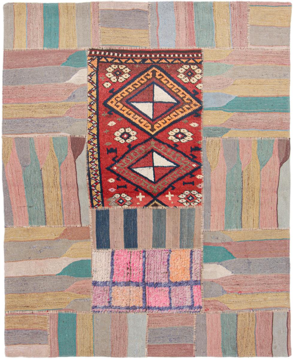 Perzsa szőnyeg Kilim Patchwork 183x147 183x147, Perzsa szőnyeg szőttesek