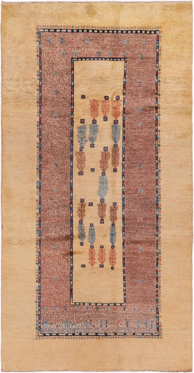 Persisk tæppe Persisk Gabbeh Loribaft Z 209x106 209x106, Persisk tæppe Knyttet i hånden