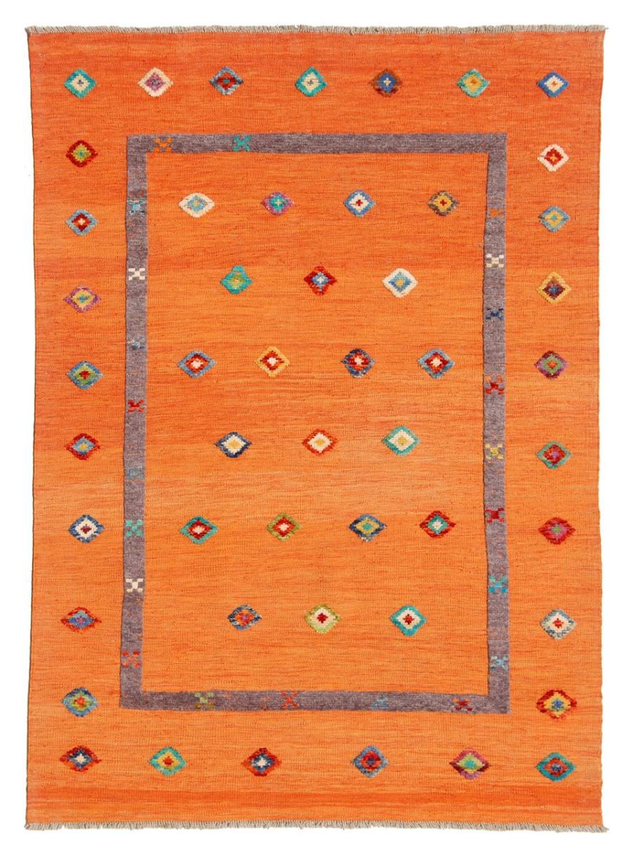 Alfombra afgana Kilim Afghan Nimbaft Edition 201x152 201x152, Alfombra persa Tejido a mano