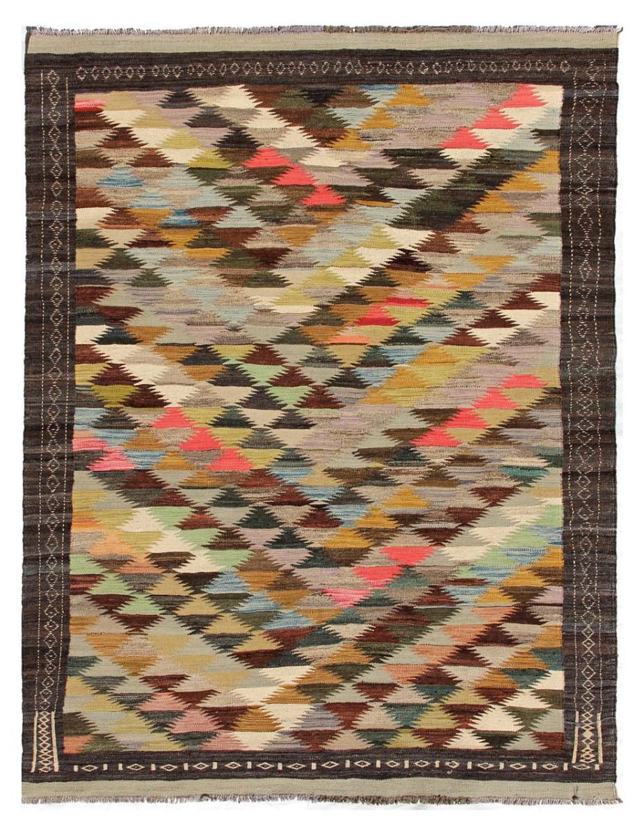 Afghan rug Kilim Afghan Heritage 6'10"x5'1" 6'10"x5'1", Persian Rug Woven by hand
