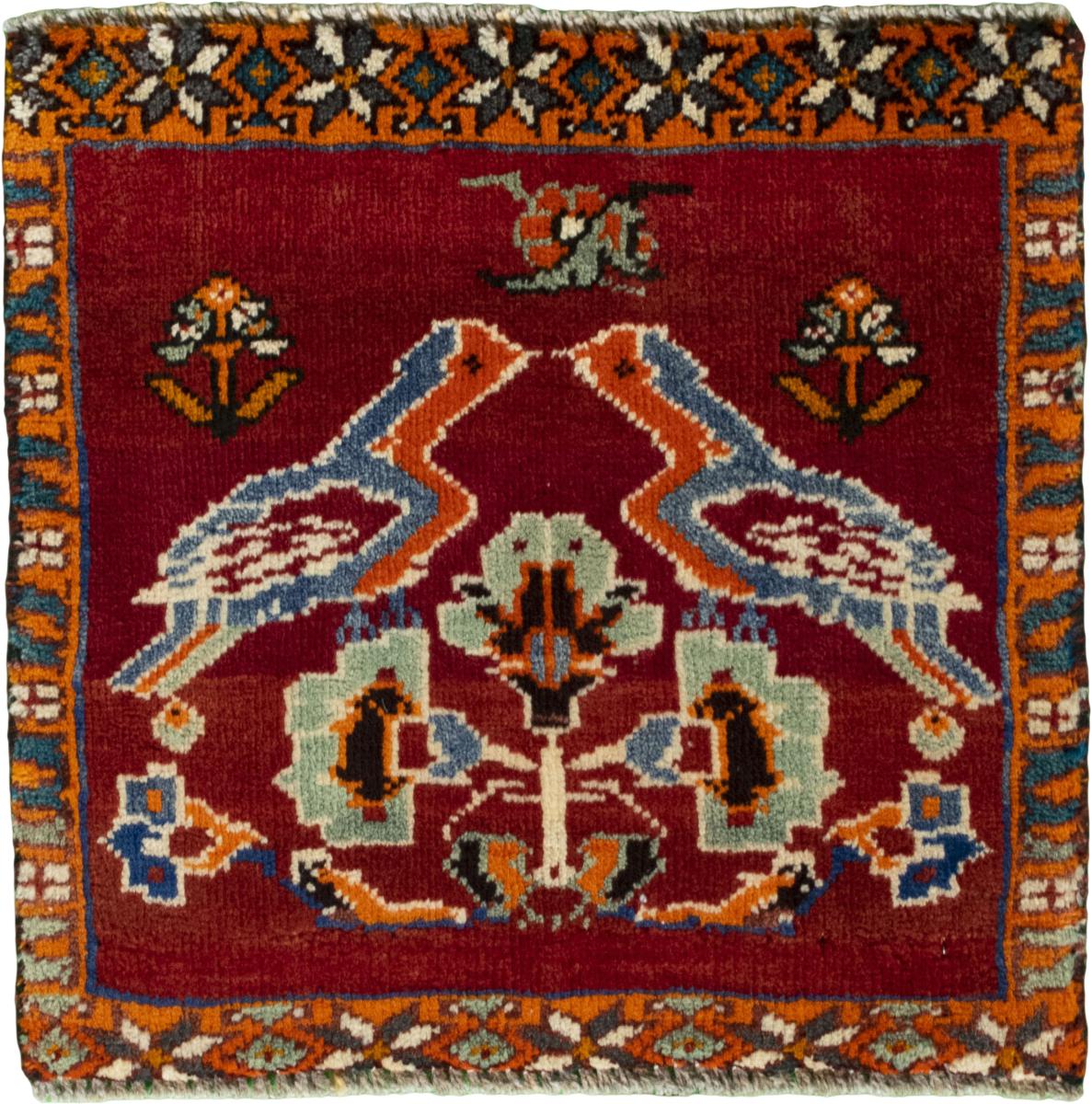 Persialainen matto Shiraz 49x53 49x53, Persialainen matto Solmittu käsin