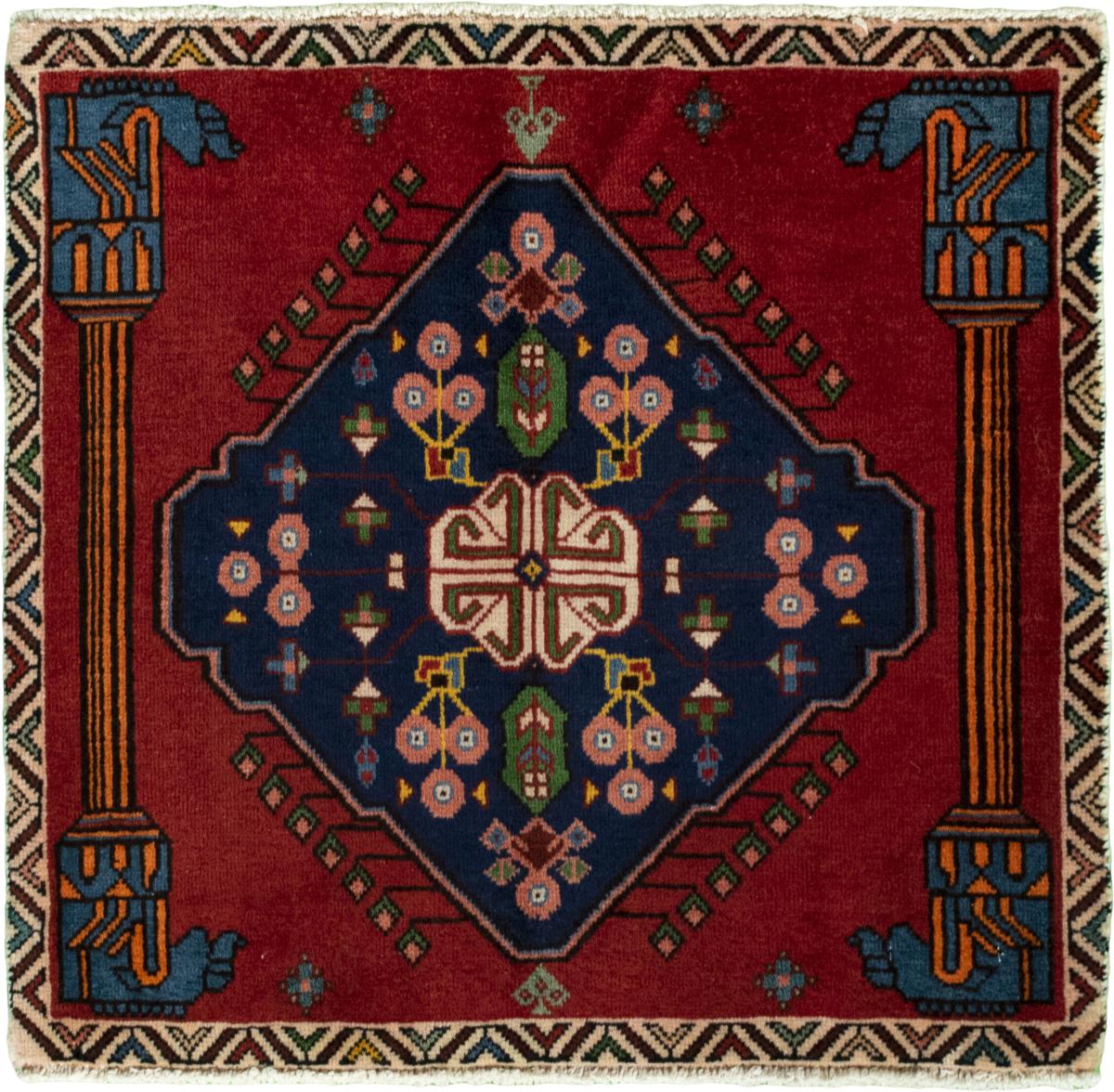 Perzisch tapijt Shiraz 64x65 64x65, Perzisch tapijt Handgeknoopte