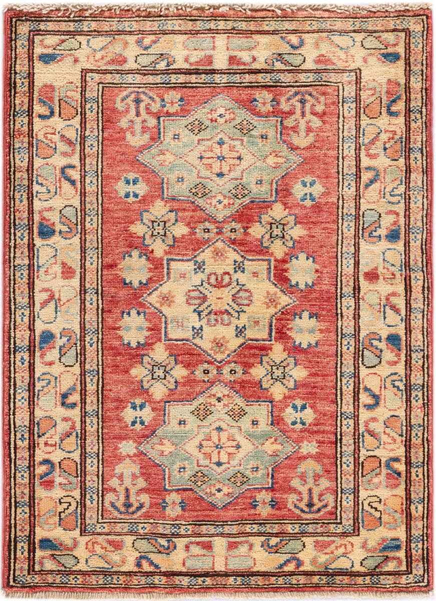 Alfombra afgana Super Kazak 85x63 85x63, Alfombra persa Anudado a mano