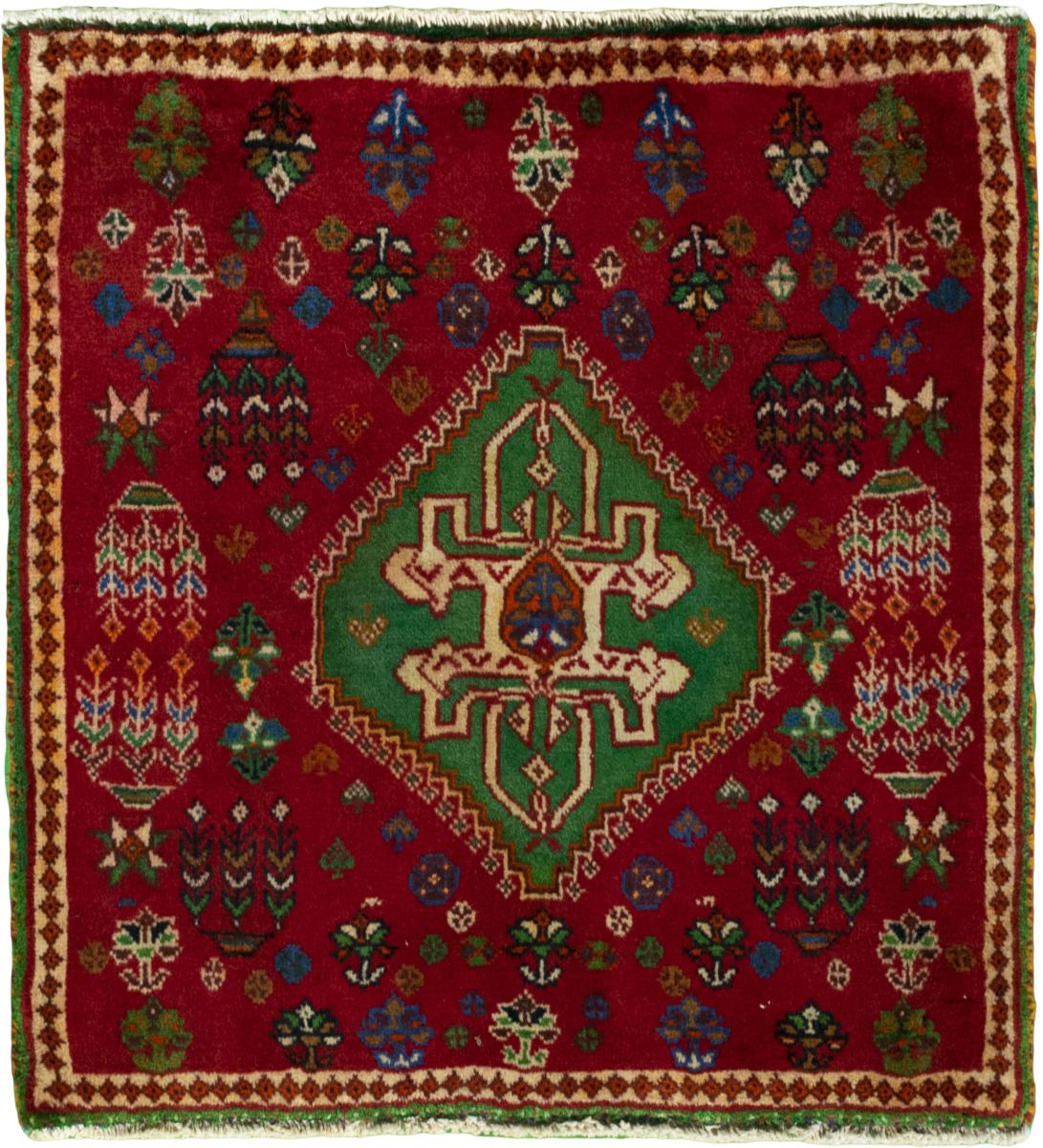 Tappeto persiano Shiraz 62x59 62x59, Tappeto persiano Annodato a mano