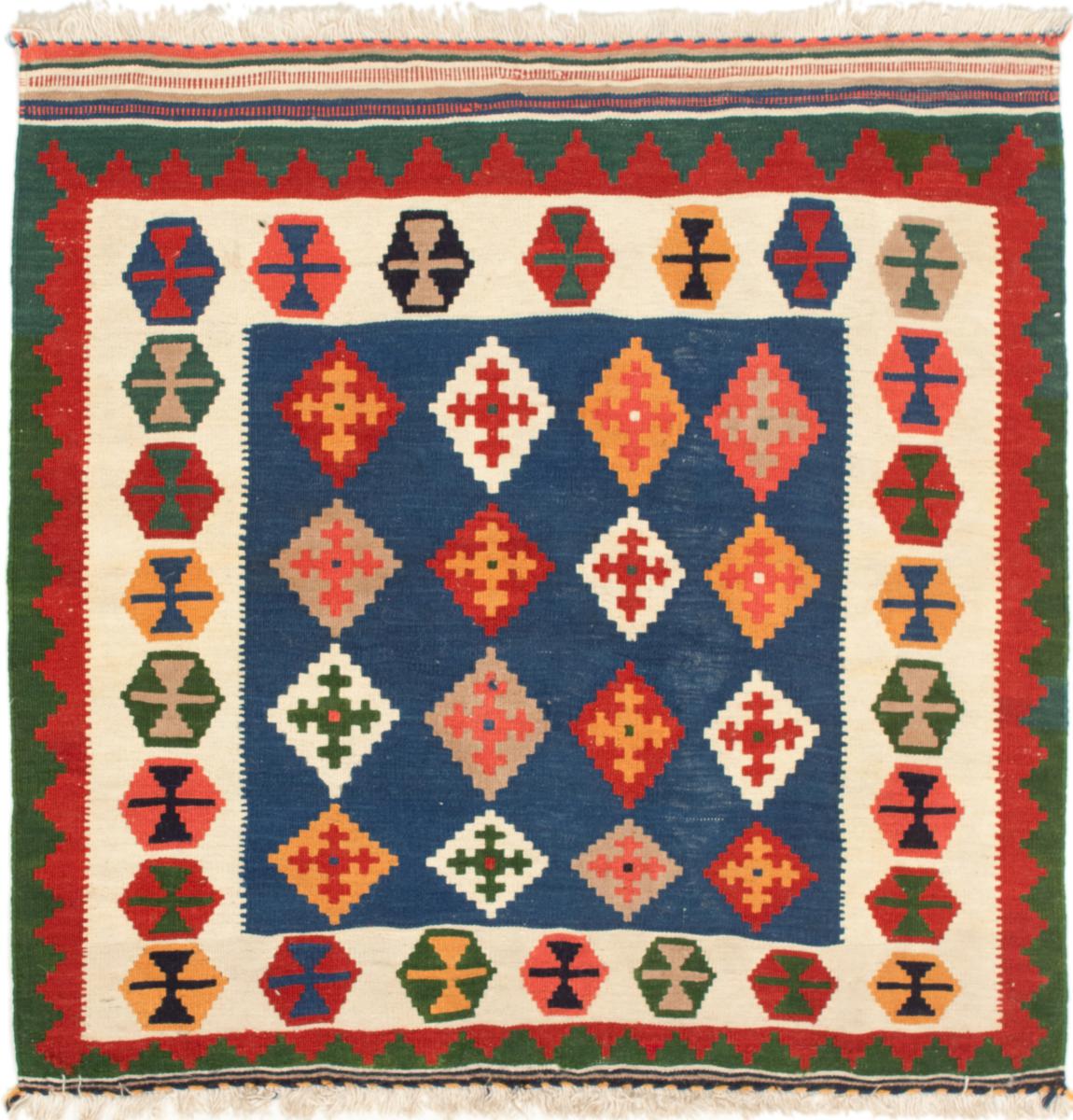 Tapete persa Kilim Fars 97x99 97x99, Tapete persa Tecido à mão