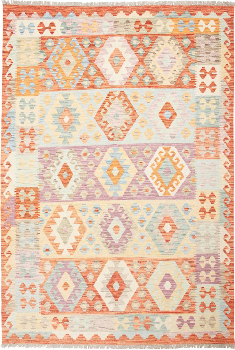 Tapis afghan Kilim  Afghan 245x171 245x171, Tapis persan Tissé à la main