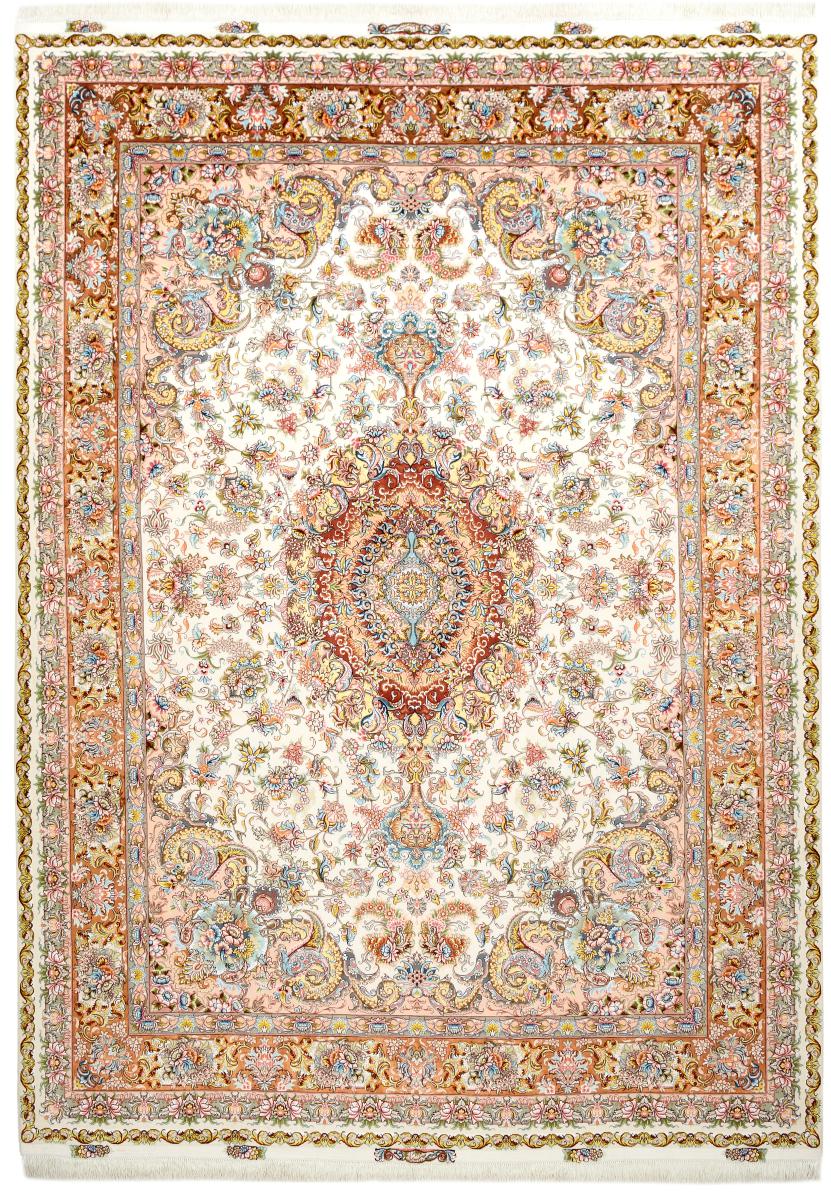 Tapete persa Tabriz 50Raj 344x249 344x249, Tapete persa Atado à mão