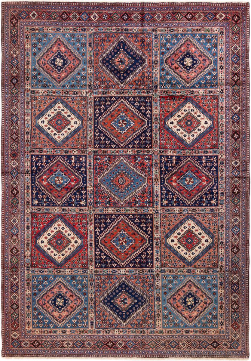 Perserteppich Yalameh 9'10"x6'11" 9'10"x6'11", Perserteppich Handgeknüpft