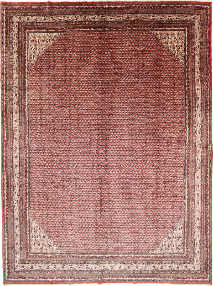 Persian Rug Sarouk Mir 14'3"x10'4" 14'3"x10'4", Persian Rug Knotted by hand