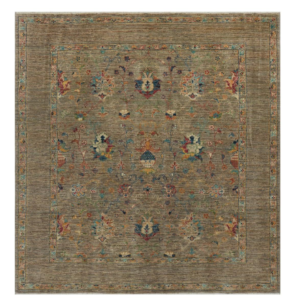 Tapis pakistanais Ziegler Farahan 164x151 164x151, Tapis persan Noué à la main