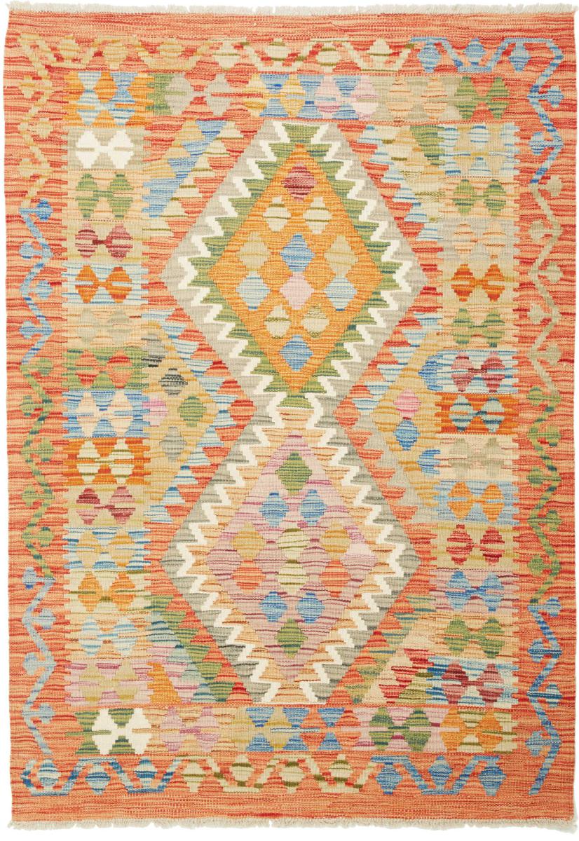 Afghanischer Teppich Kelim  Afghan 149x104 149x104, Perserteppich Handgewebt