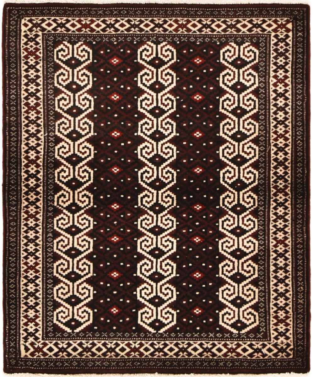 Persian Rug Turkaman 122x99 122x99, Persian Rug Knotted by hand