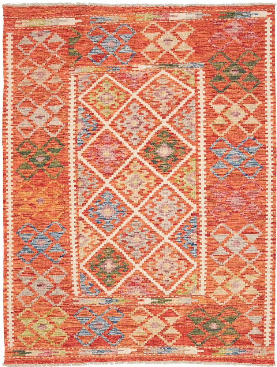 Afghan rug Kilim Afghan 5'7"x4'4" 5'7"x4'4", Persian Rug Woven by hand