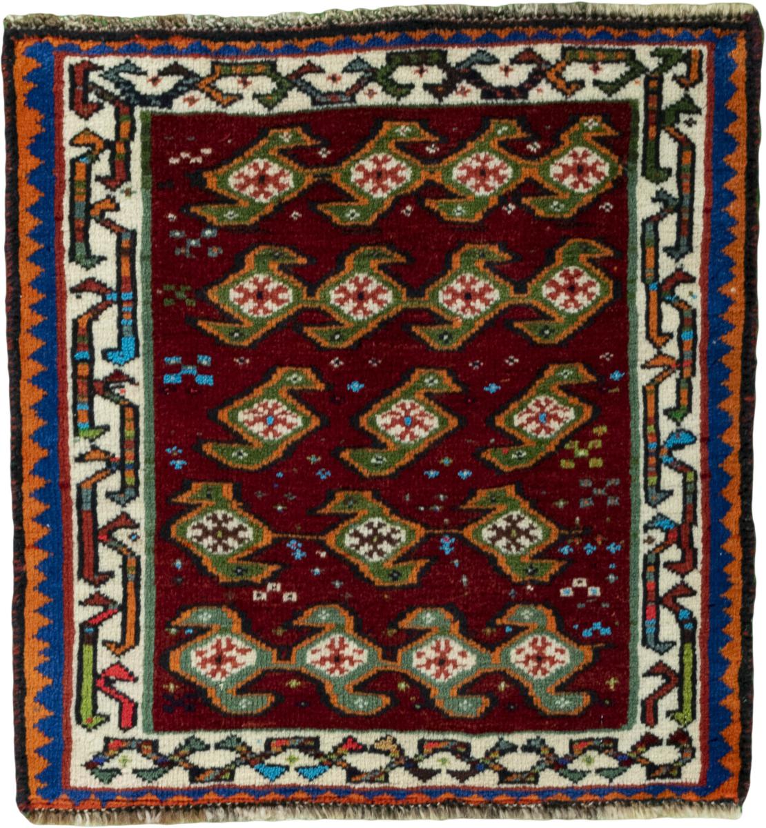 Tappeto persiano Shiraz 2'0"x1'11" 2'0"x1'11", Tappeto persiano Annodato a mano