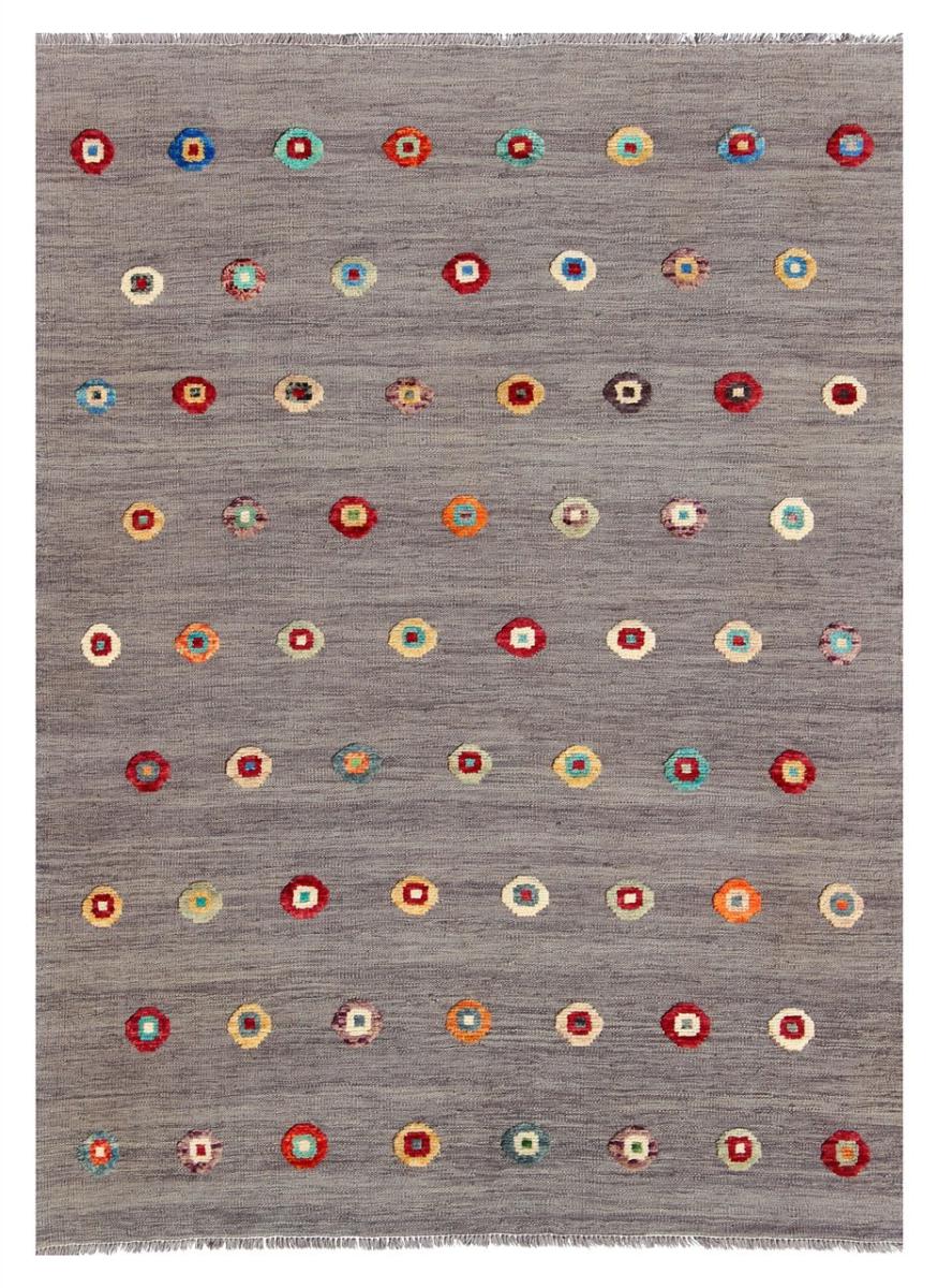 Alfombra afgana Kilim Afghan Nimbaft Edition 199x153 199x153, Alfombra persa Tejido a mano