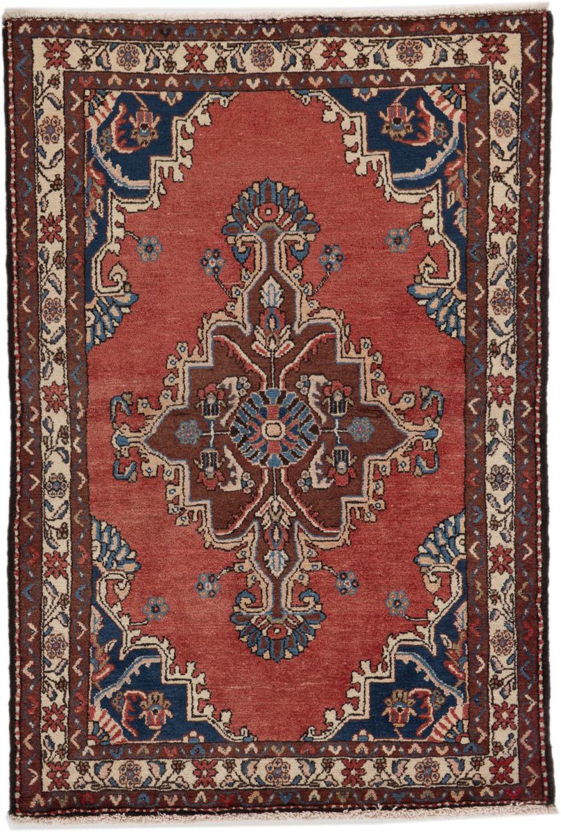 Tapis persan Hamadan 152x105 152x105, Tapis persan Noué à la main