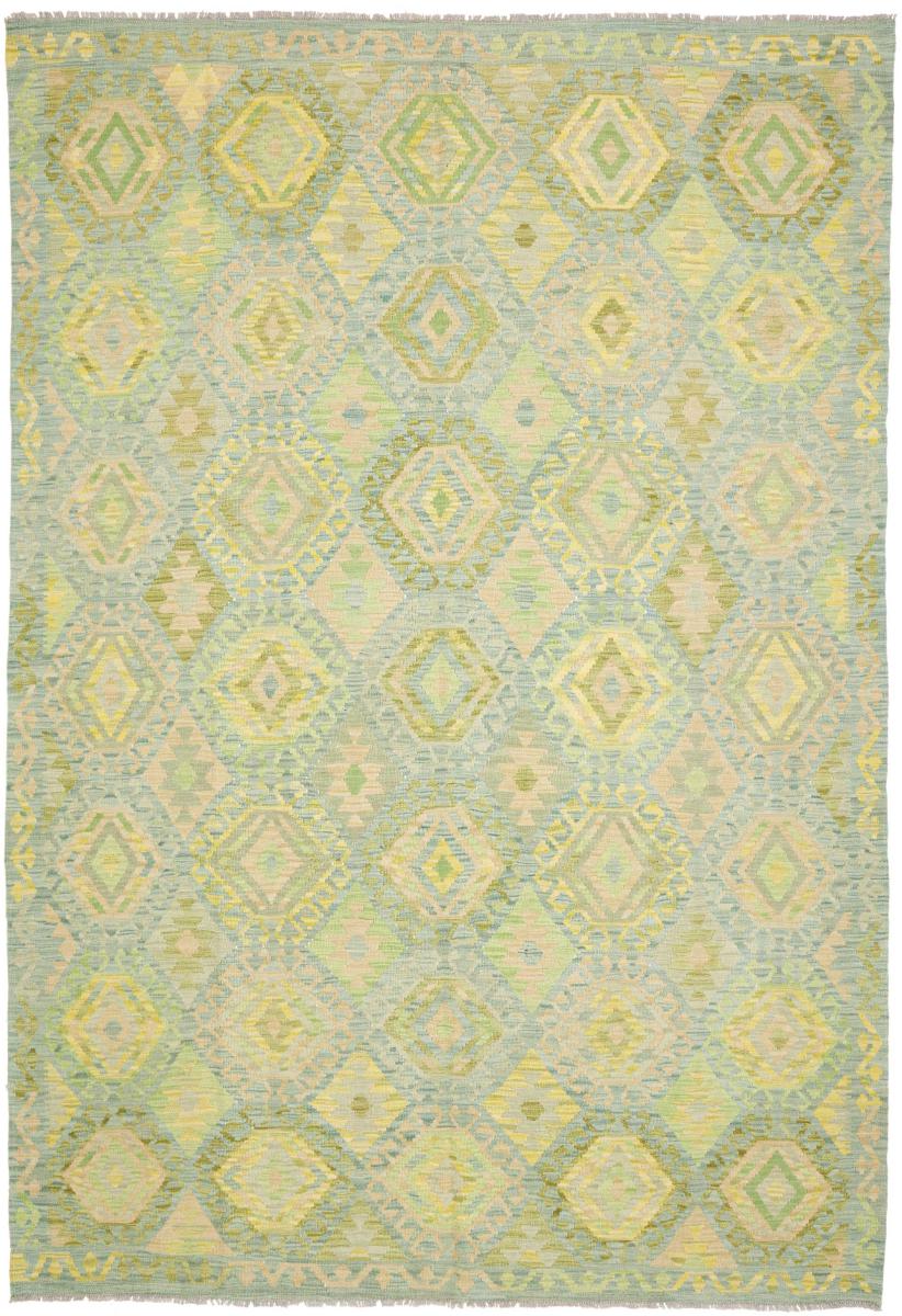 Afghan rug Kilim Afghan 9'10"x6'8" 9'10"x6'8", Persian Rug Woven by hand