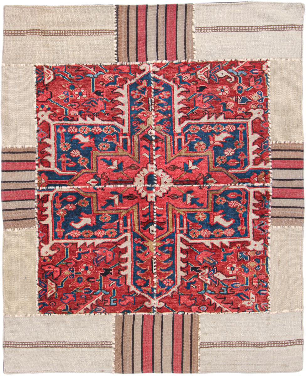 Perzsa szőnyeg Kilim Patchwork 176x146 176x146, Perzsa szőnyeg szőttesek