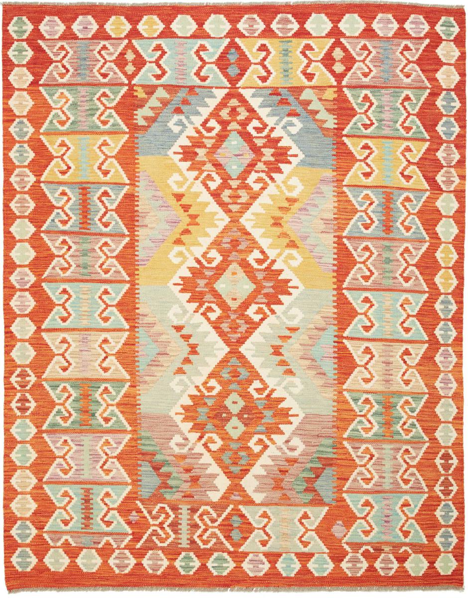 Afghaans tapijt Kilim Afghan 192x153 192x153, Perzisch tapijt Handgeweven