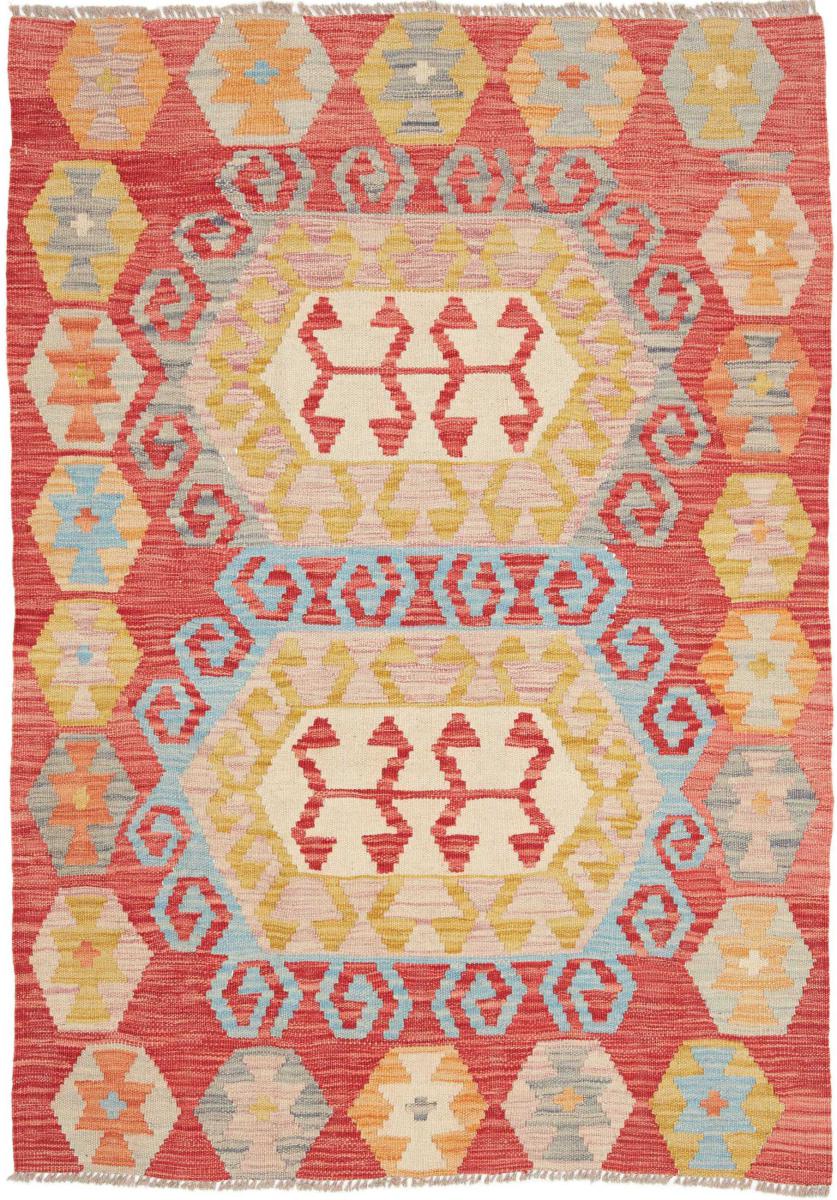 Afgán szőnyeg Kilim Afgán 147x103 147x103, Perzsa szőnyeg Kézzel szőtt