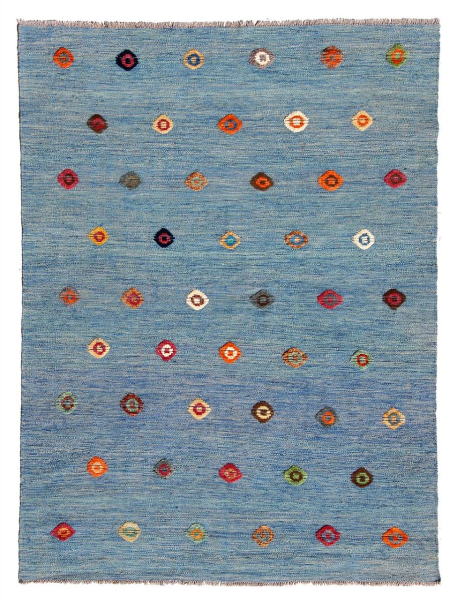 Alfombra afgana Kilim Afghan Nimbaft Edition 191x150 191x150, Alfombra persa Tejido a mano