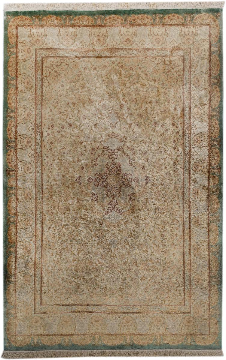 Perzsa szőnyeg Ghom Selyem 154x100 154x100, Perzsa szőnyeg Kézzel csomózva