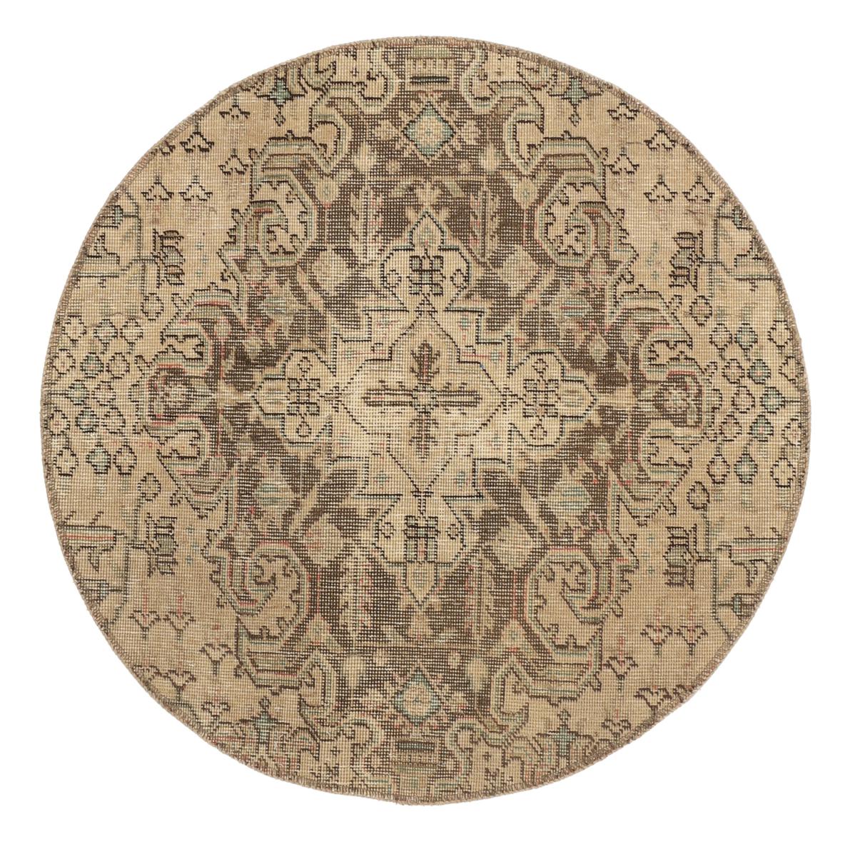  ペルシャ絨毯 Vintage Royal 101x99 101x99,  ペルシャ絨毯 手織り