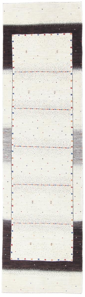 Tapis persan Persan Gabbeh Loribaft Atash 289x81 289x81, Tapis persan Noué à la main