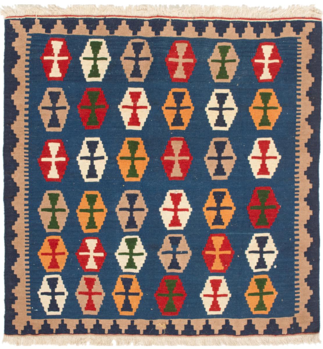 Tapete persa Kilim Fars 97x95 97x95, Tapete persa Tecido à mão